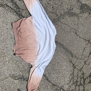 wild fable, pink and white ombré long sleeve shirt.